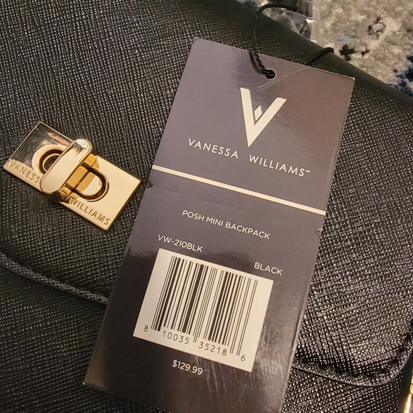 Vanessa Williams Black backpack - Picture 4 of 6